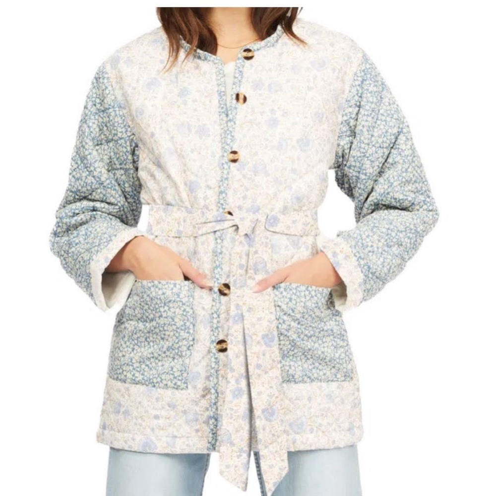 Billabong Perfect Match Quilted Jacket, NWOT